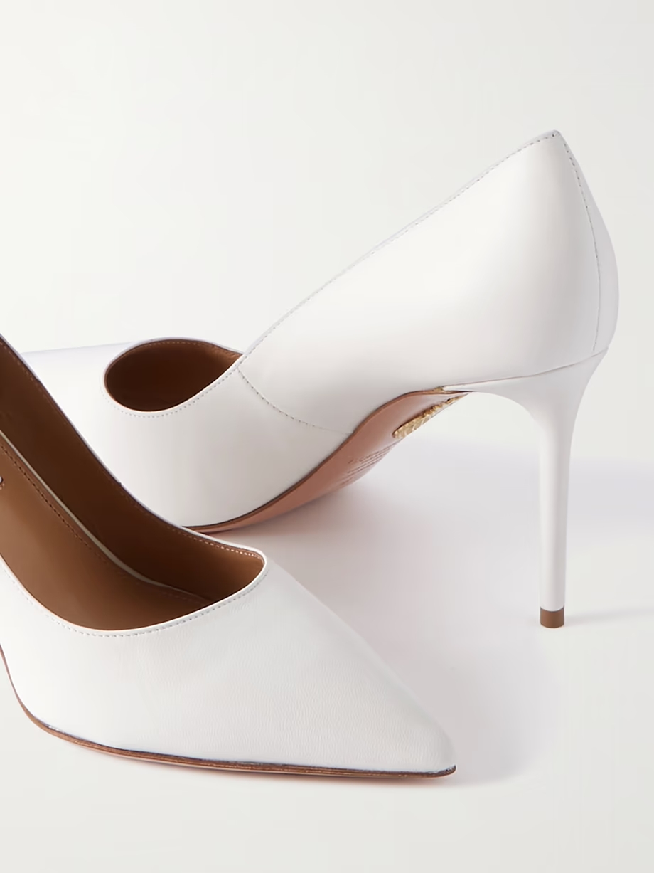 Purist 85 leather pumps