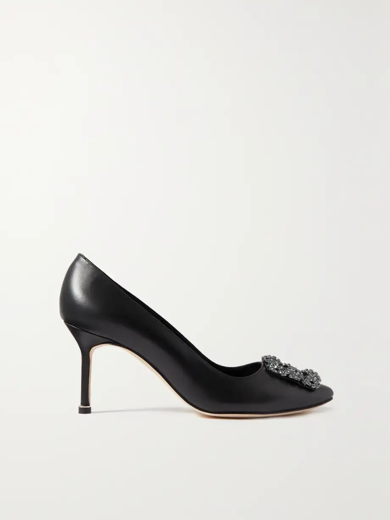 Hangisi 70 embellished leather pumps