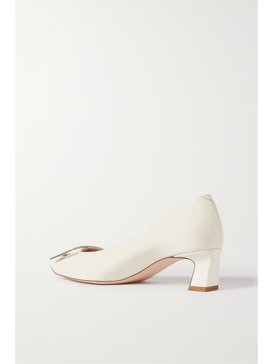 Decollete Trompette patent-leather pumps