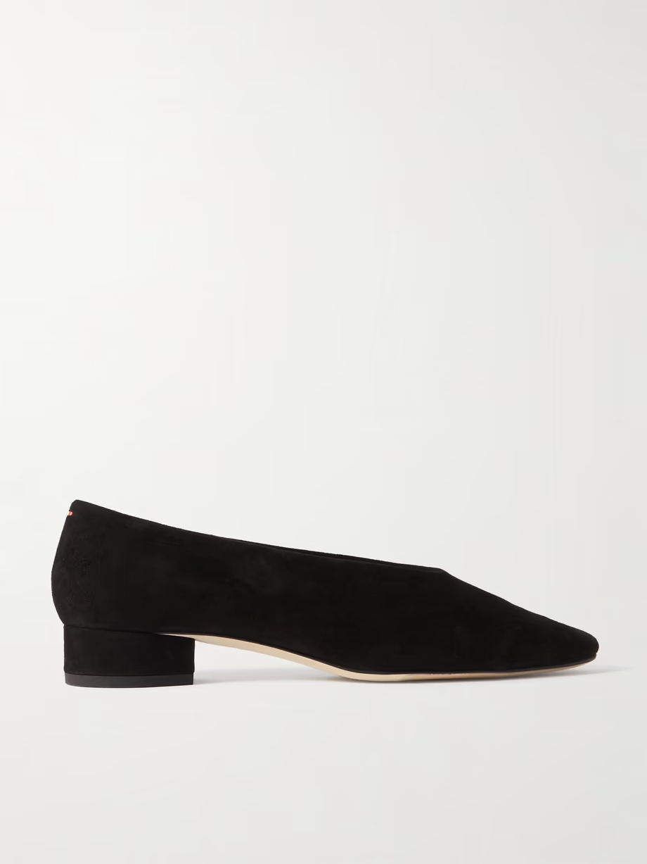 Delia suede ballet flats