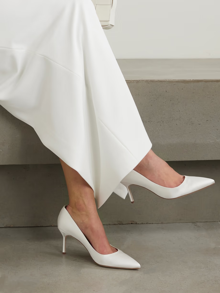 BB 70 satin pumps