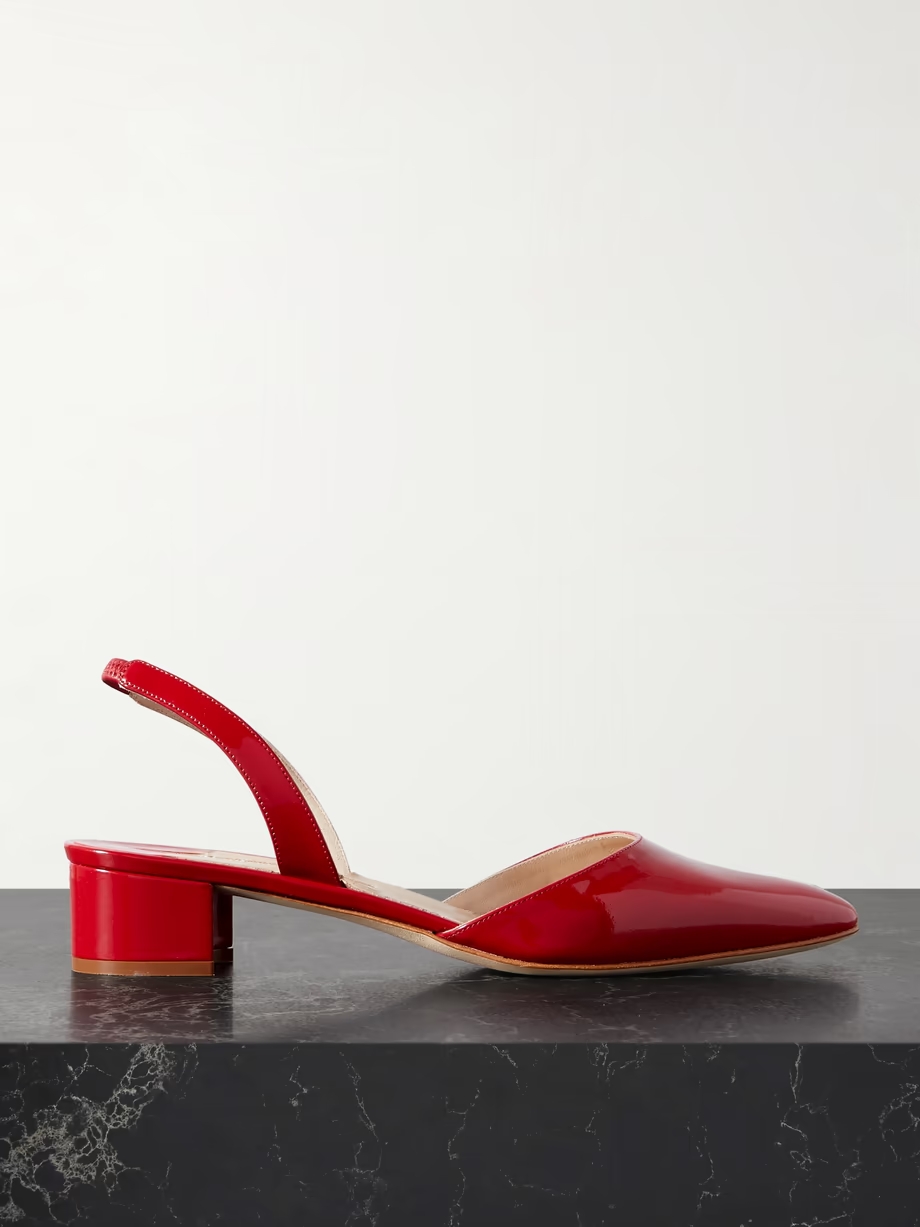 Aspro 30 patent-leather pumps