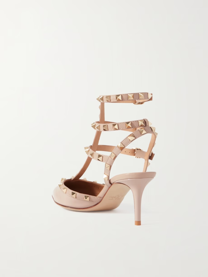 Valentino Garavani Rockstud 65 patent-leather pumps