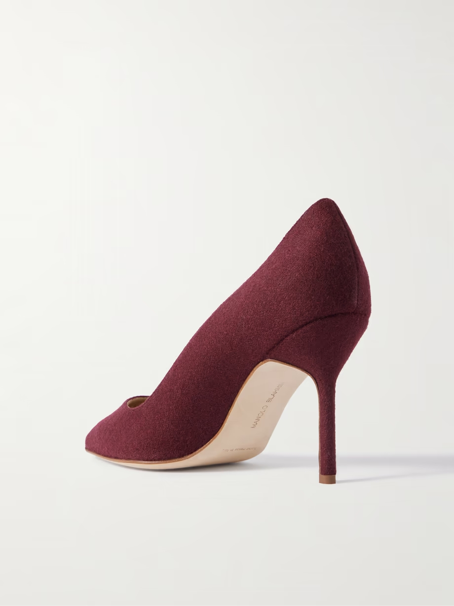 BB 90 wool pumps