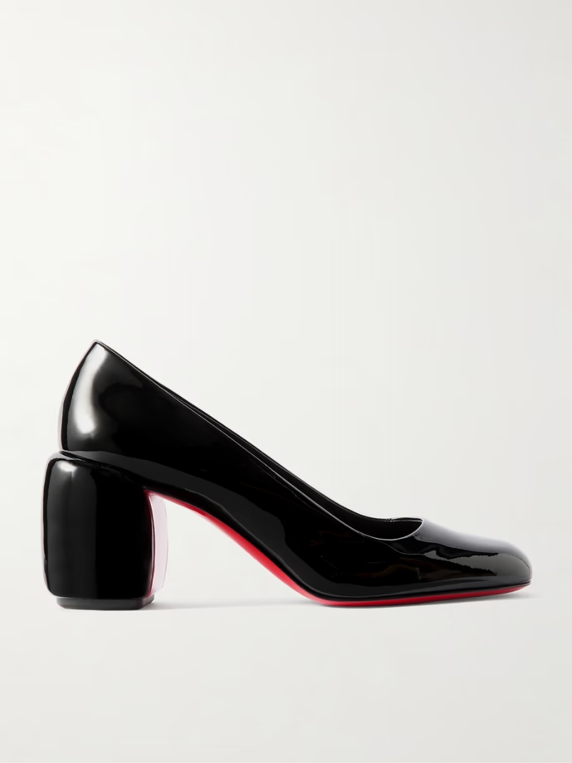 Minny 70 patent-leather pumps