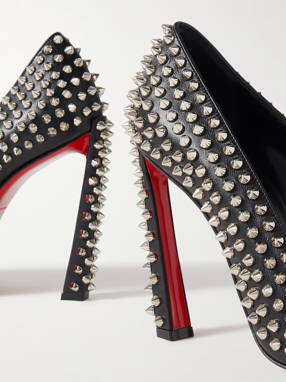 Condora 100 spiked leather pumps