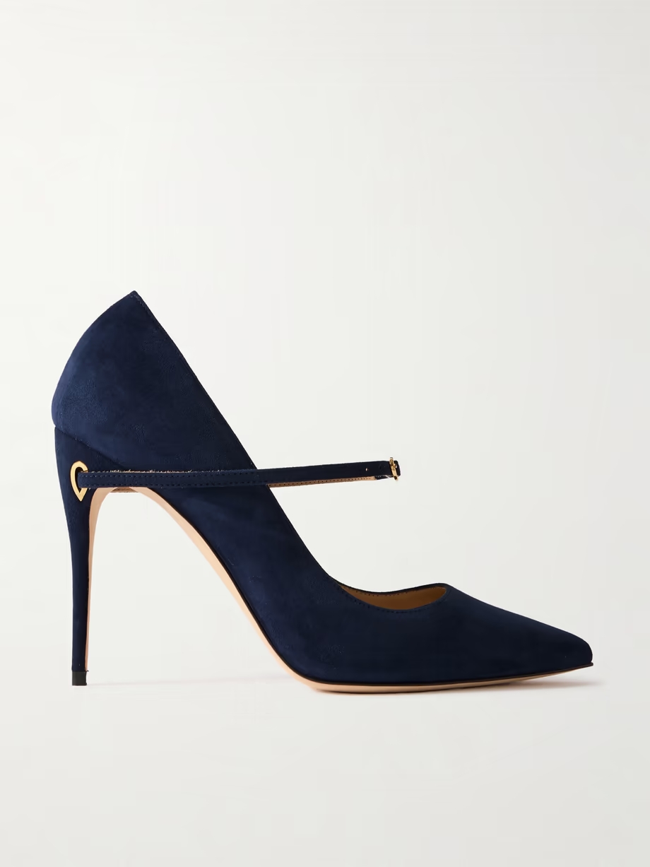 Lorenzo 105 suede pumps