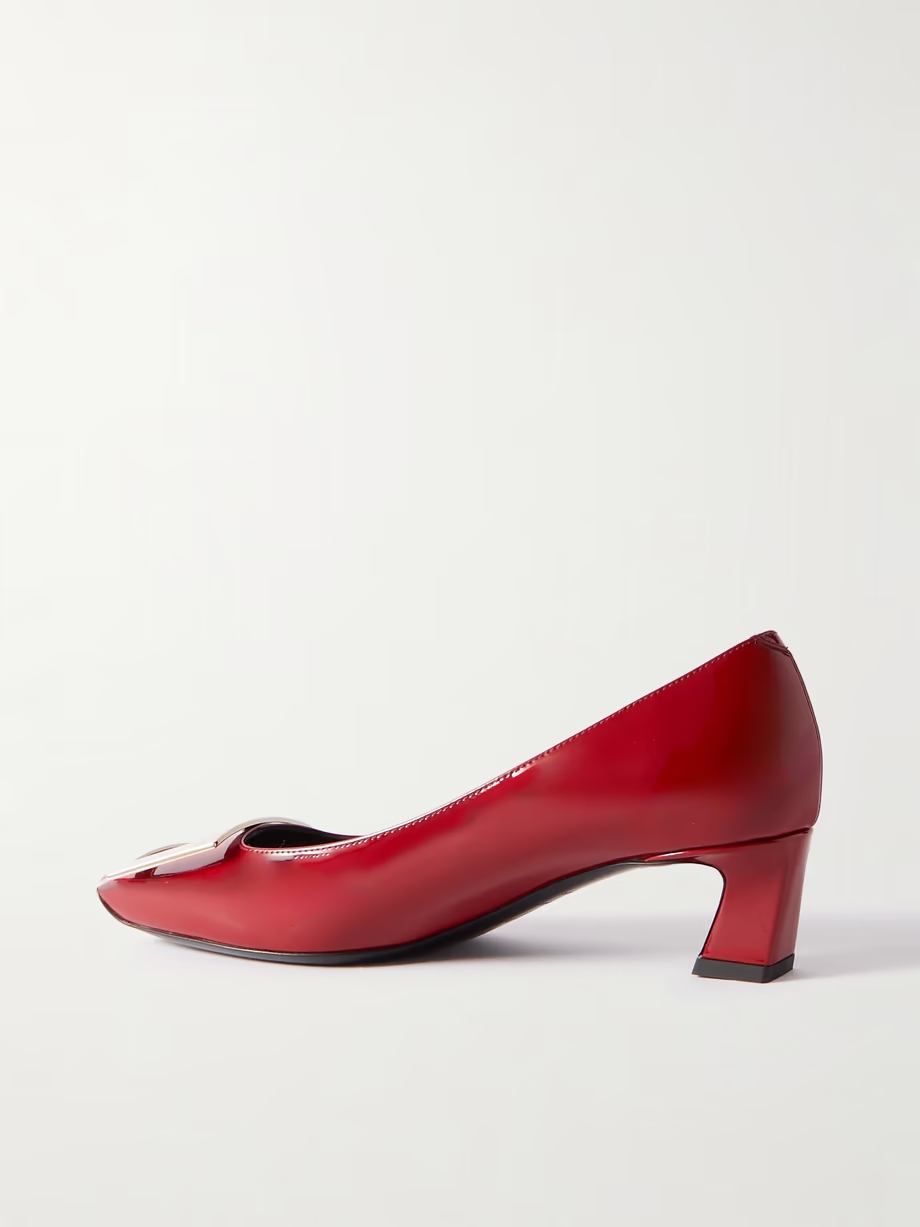 Trompette patent-leather pumps