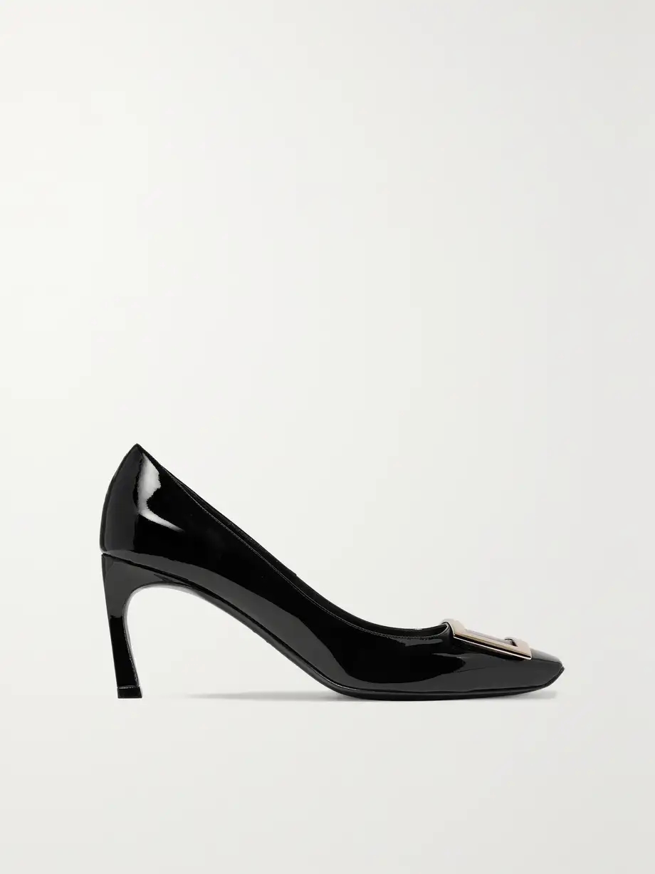 Belle Vivier Trompette patent-leather pumps