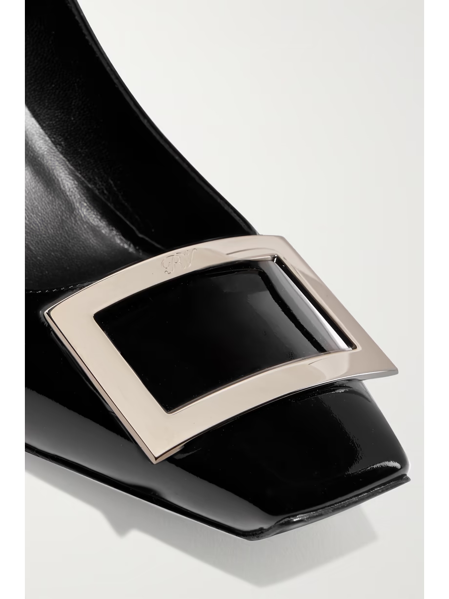 Belle Vivier Trompette patent-leather pumps