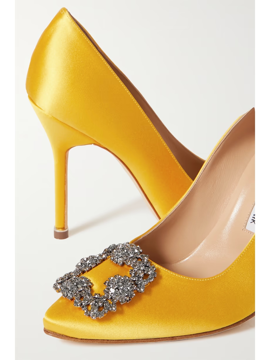 Hangisi 105 embellished satin pumps