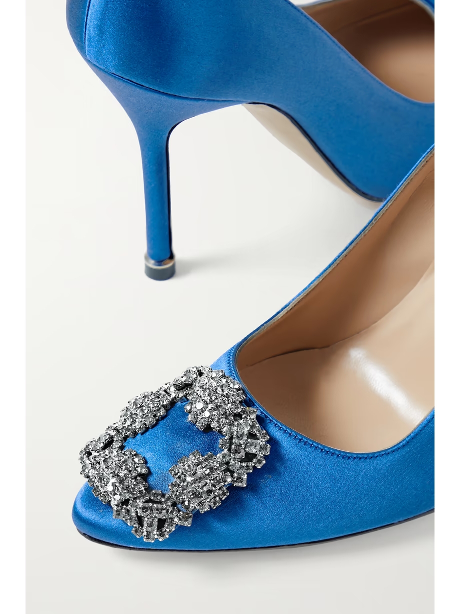 Hangisi 105 embellished satin pumps