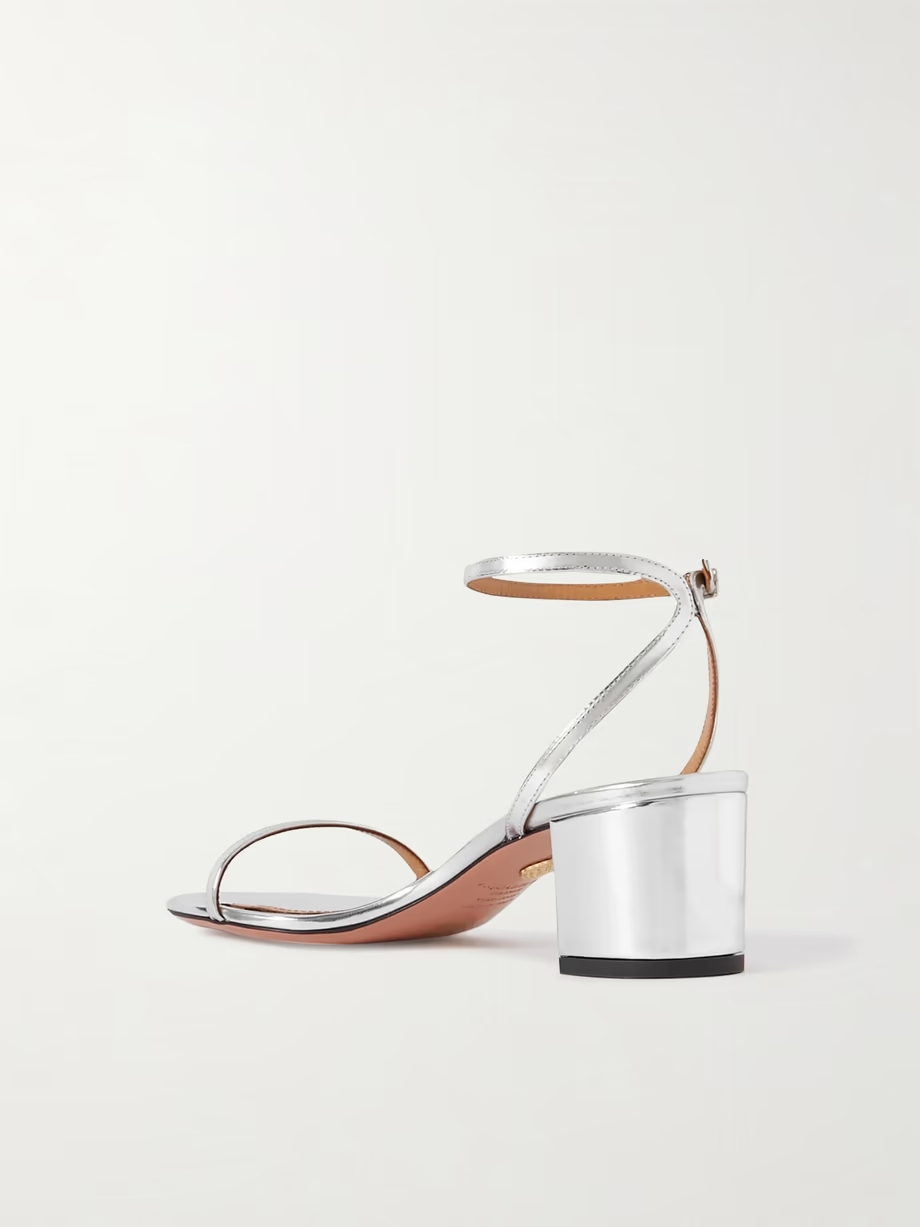 Olie 50 metallic leather sandals