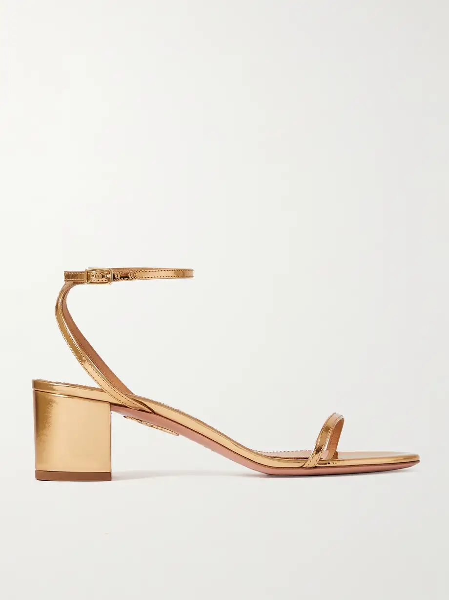 Olie 50 metallic leather sandals