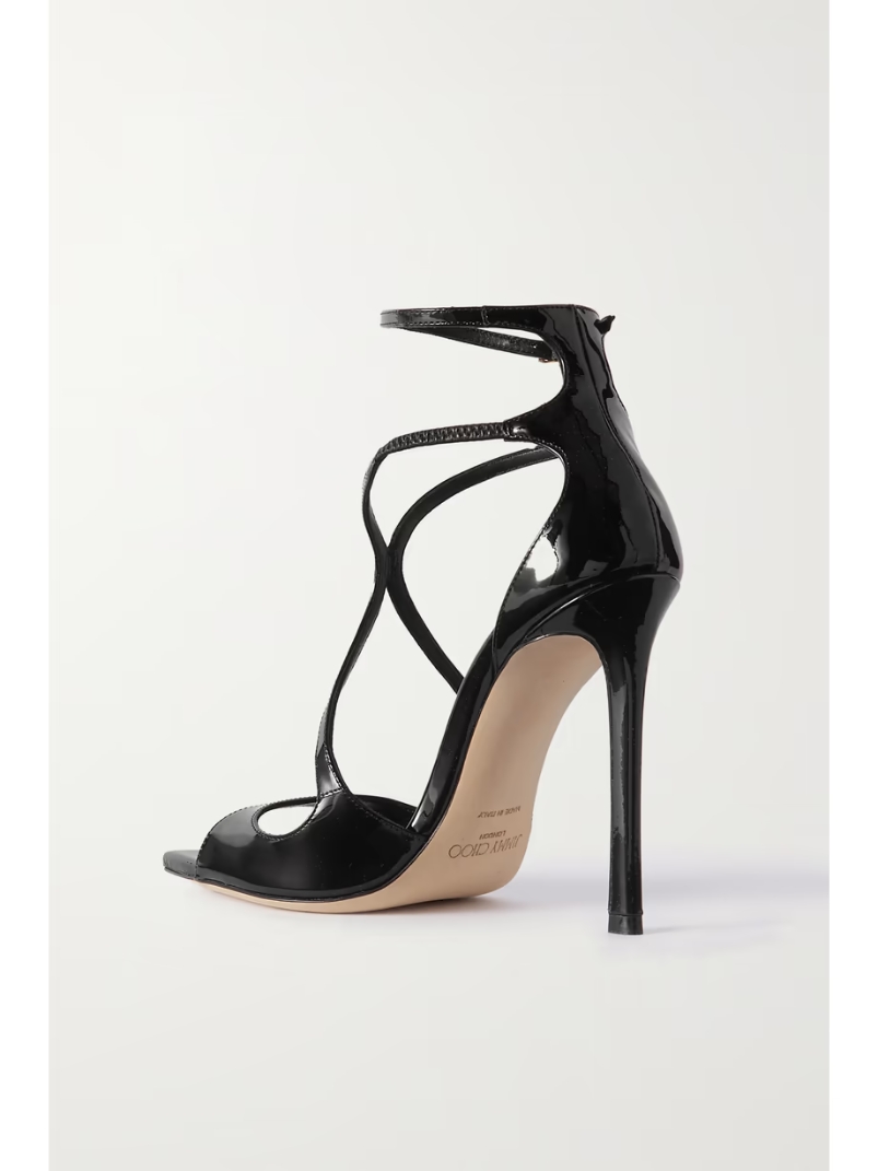 Azia 110 patent-leather sandals