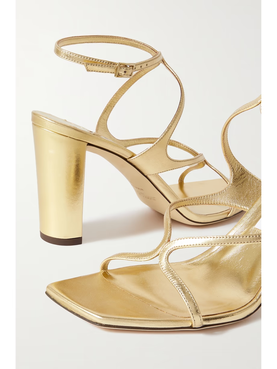 Azie 85 metallic leather sandals