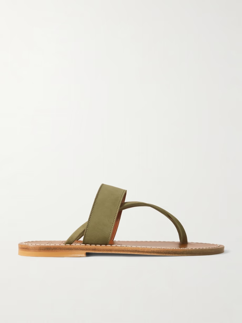 Nehru nubuck sandals