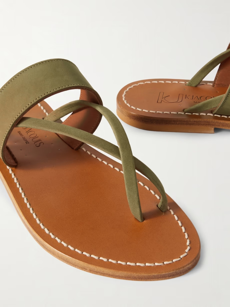 Nehru nubuck sandals