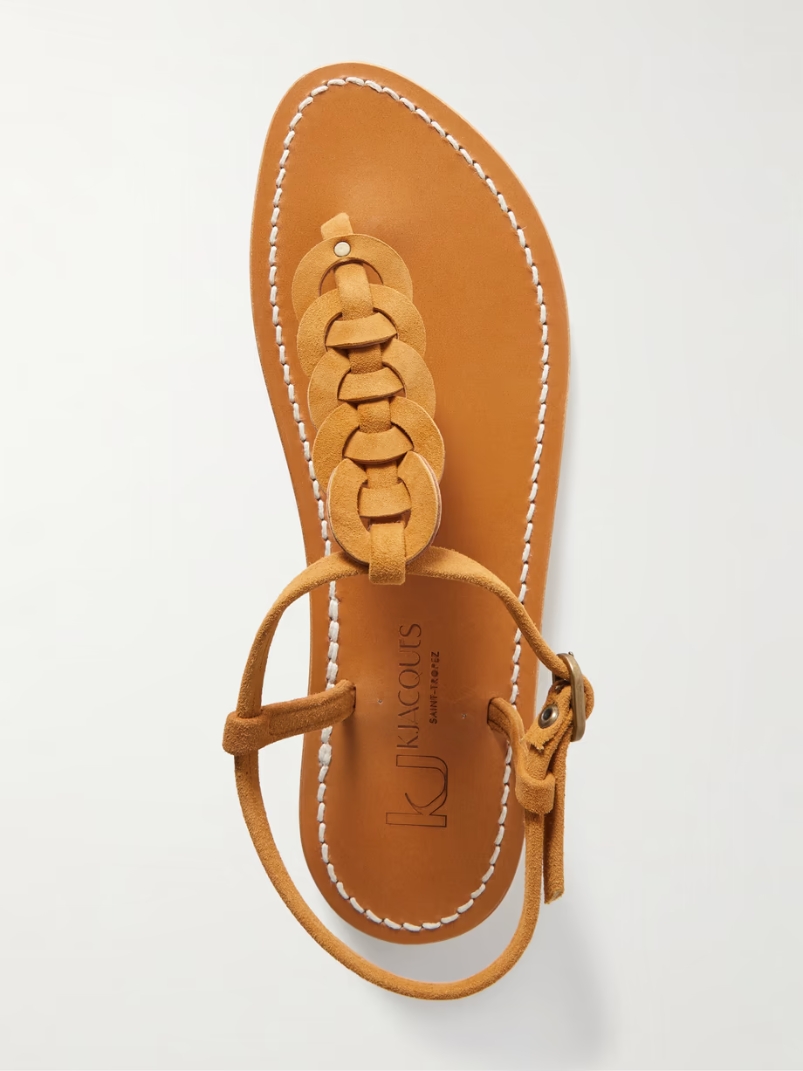 Lemovis woven suede sandals