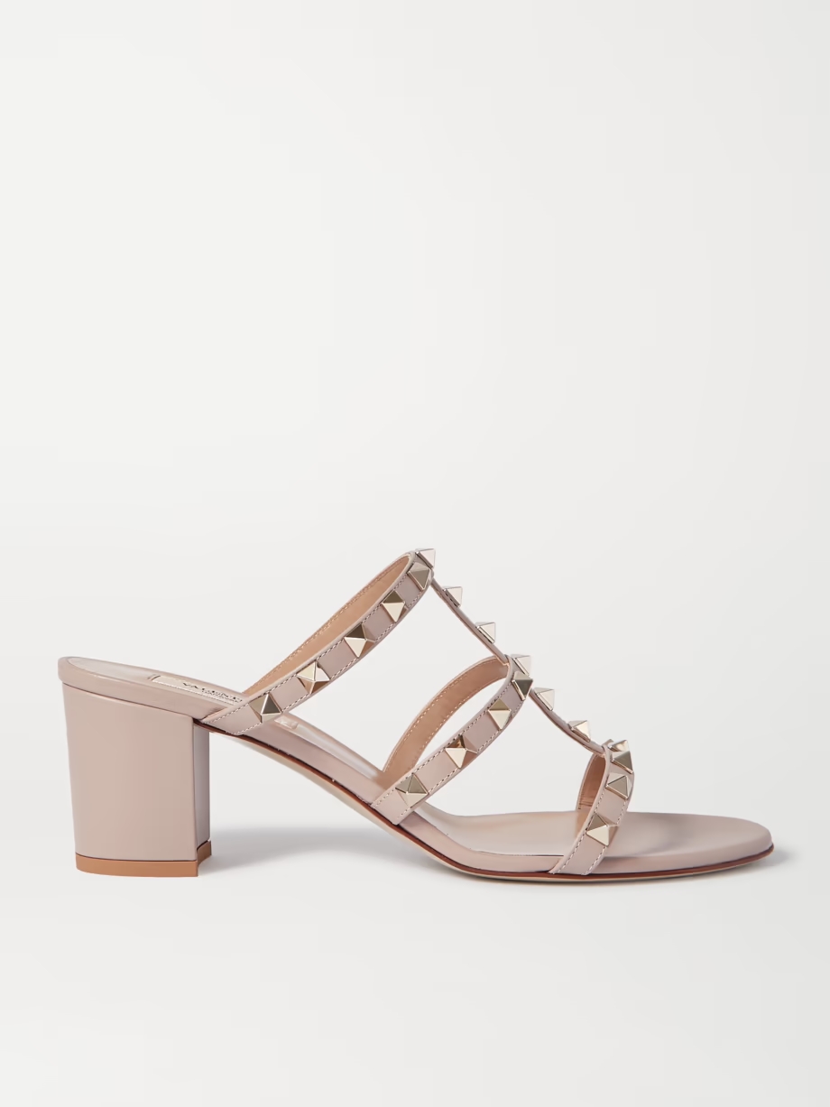 Valentino Garavani Rockstud 60 leather mules