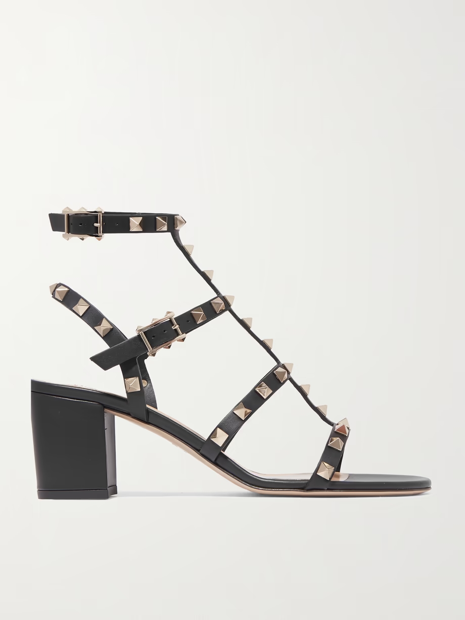 Rockstud 60 leather sandals