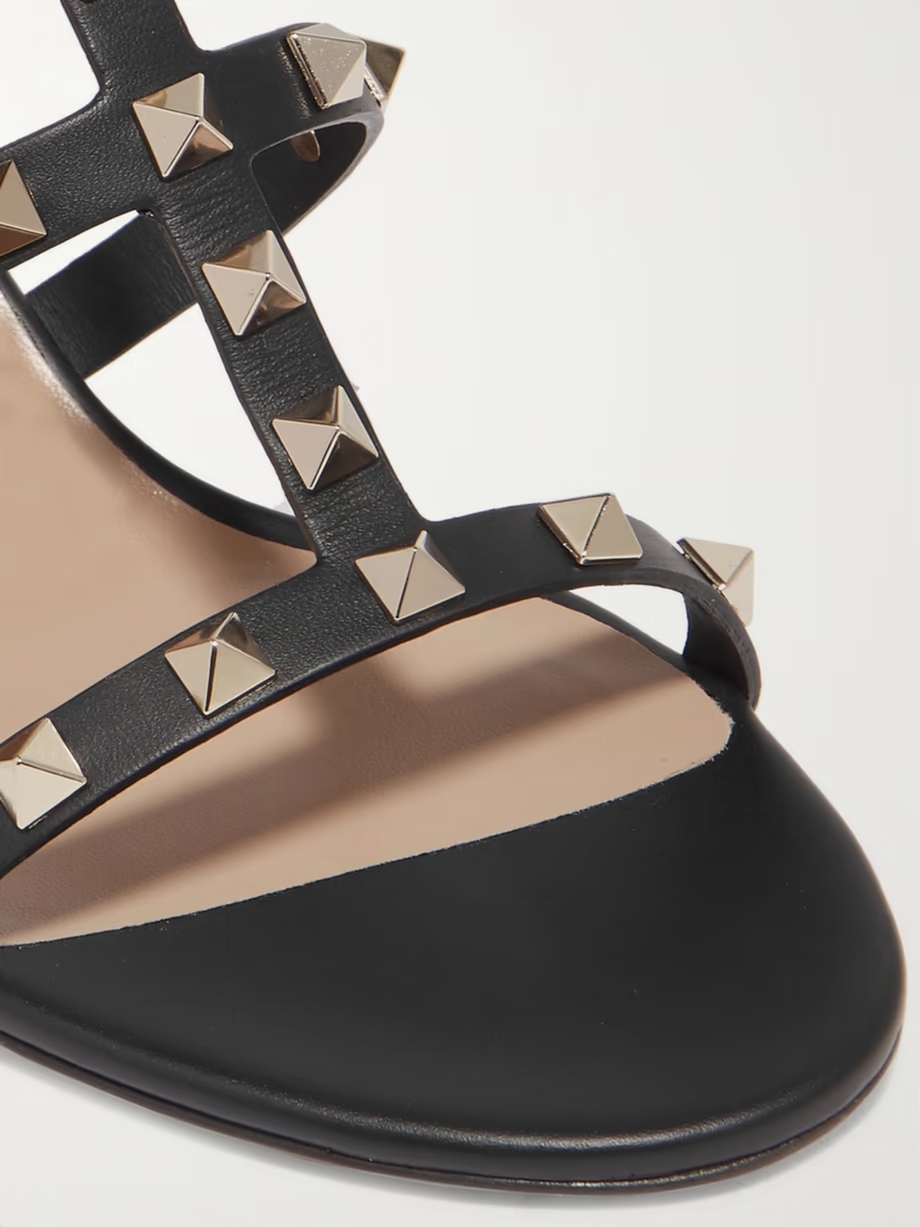 Rockstud 60 leather sandals