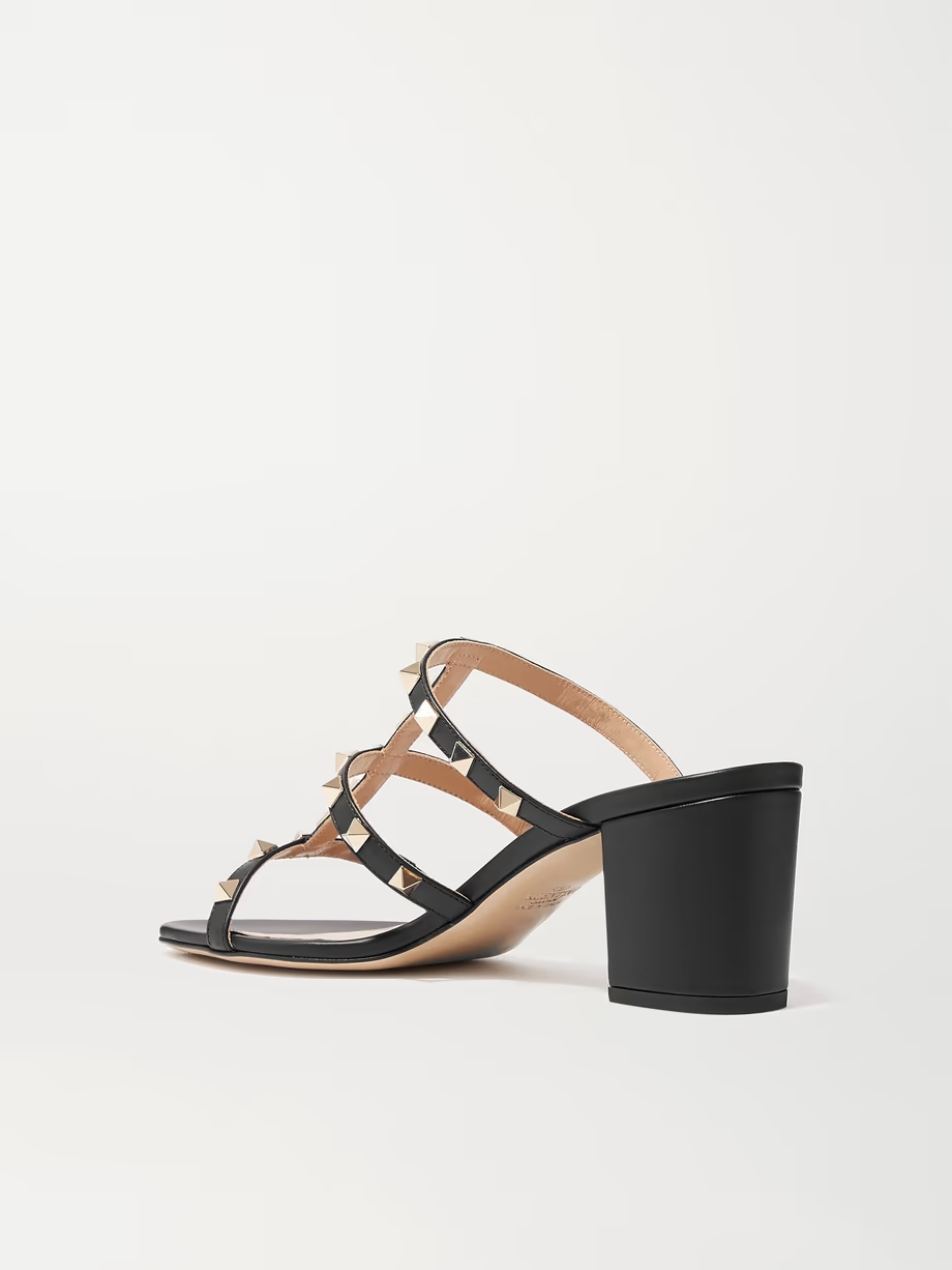 Rockstud 60 leather mules