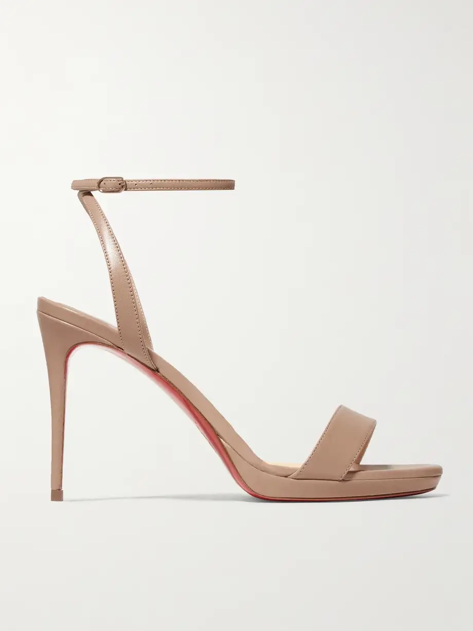 Loubi Queen 100 leather sandals