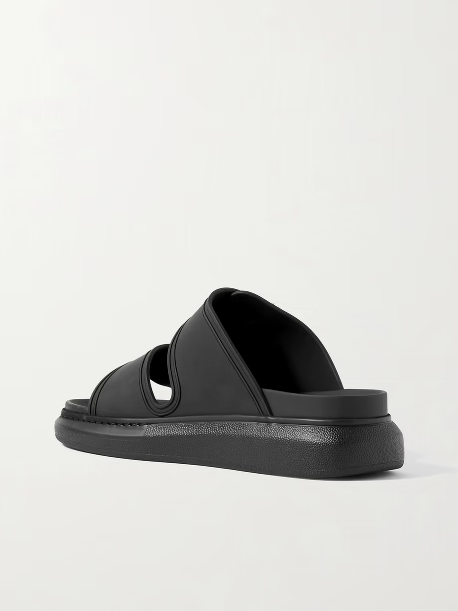 Rubber exaggerated-sole sandals