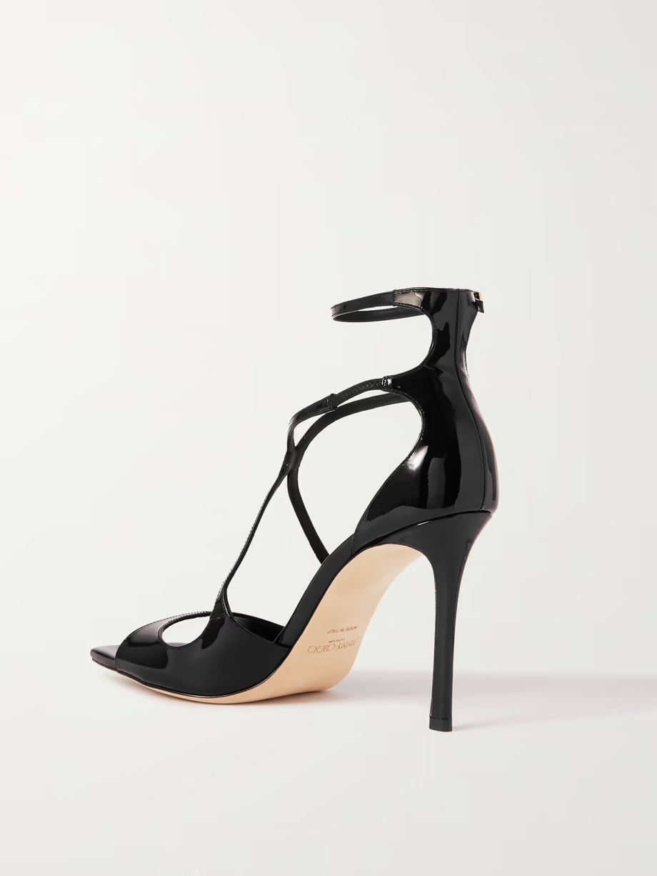 Azia 95 patent-leather sandals