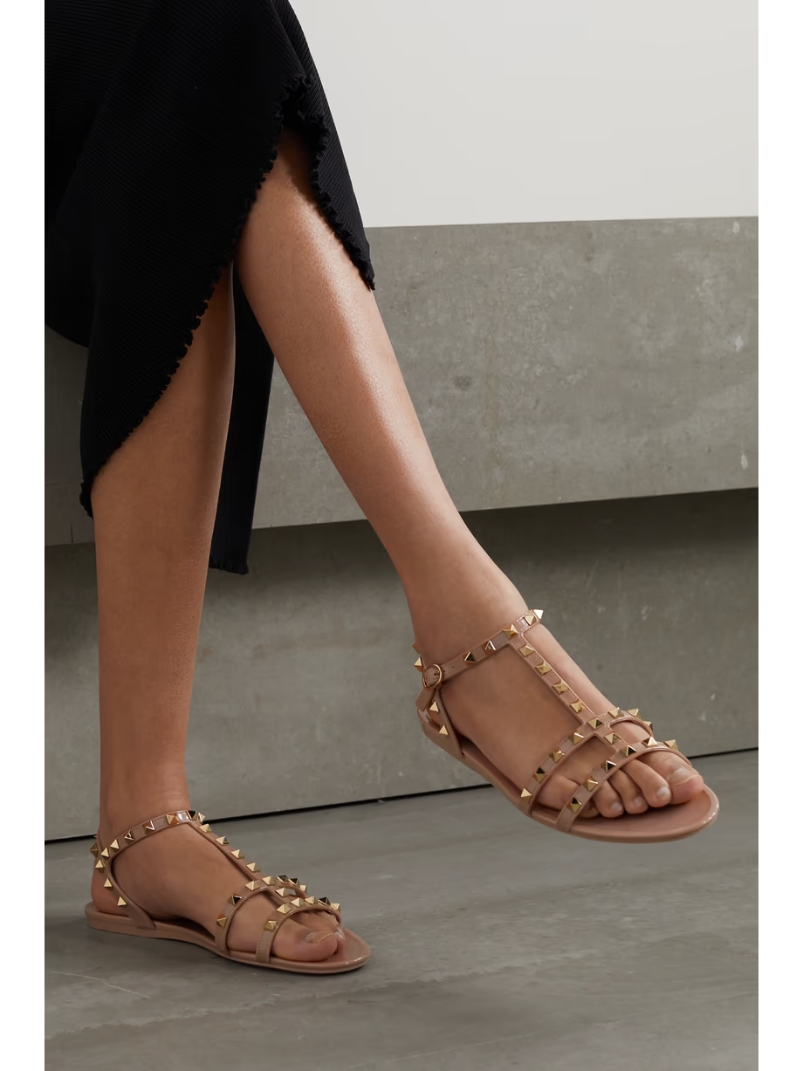 Rockstud rubber sandals