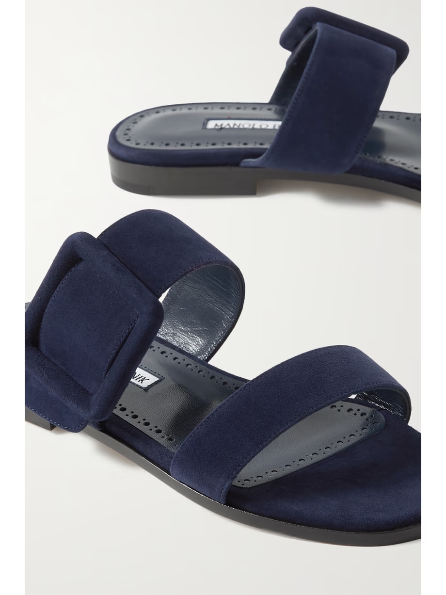 Tituba buckled suede sandals