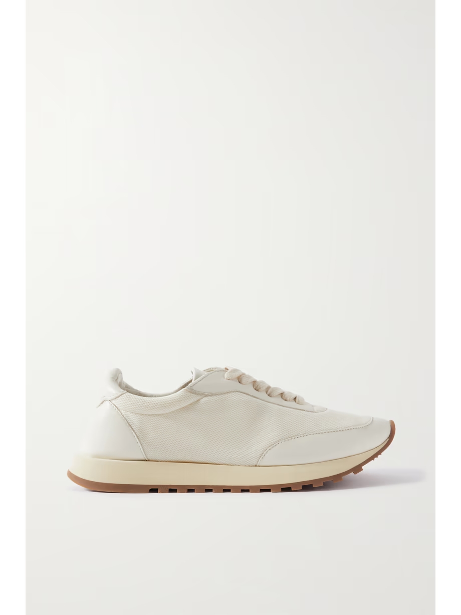 Owen Runner leather and mesh sneakers