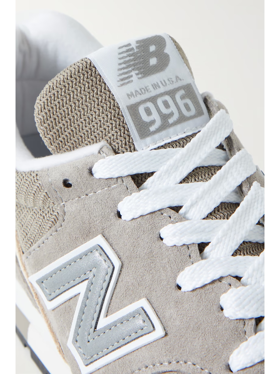 996 suede and mesh sneakers