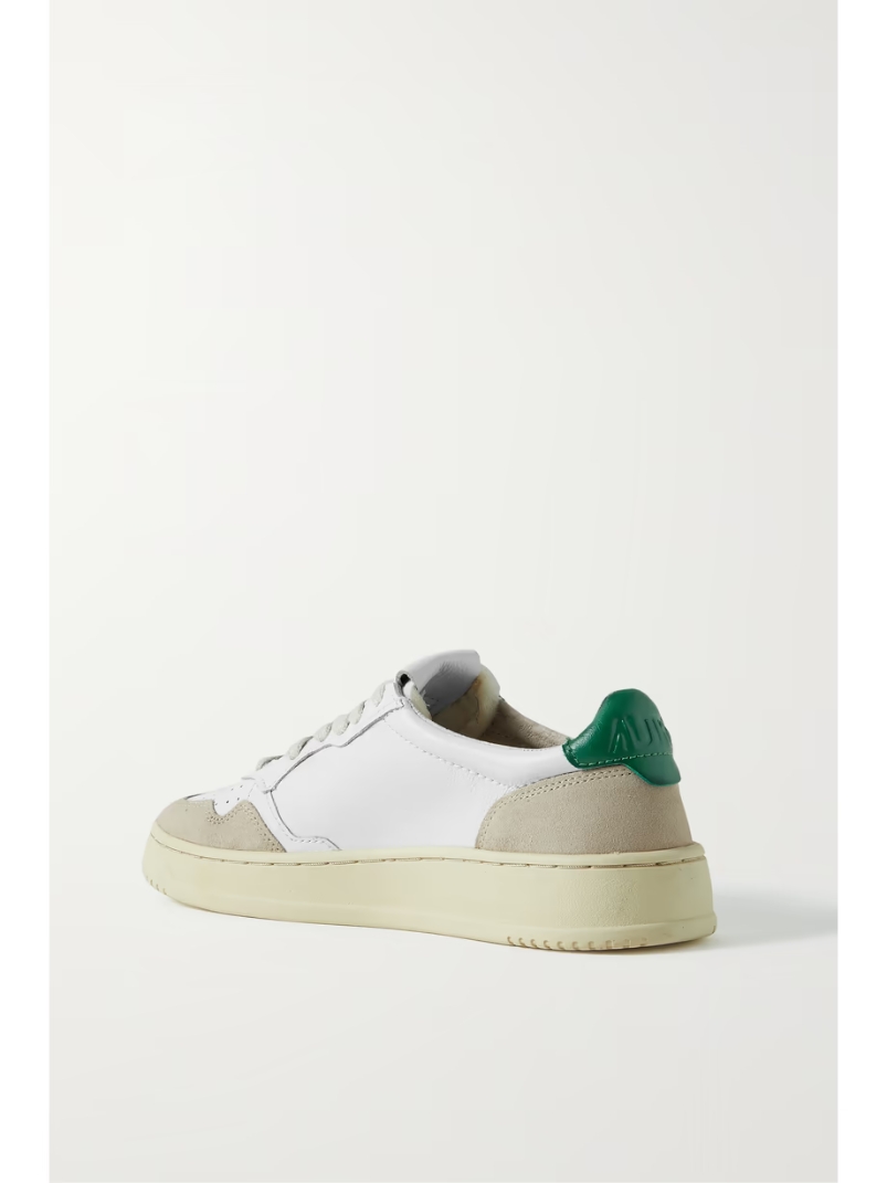 Medalist Low suede and leather sneakers