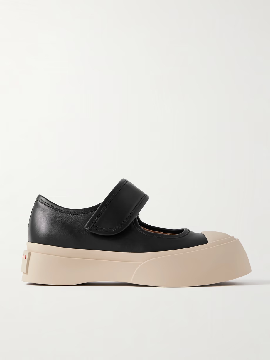 Pablo leather Mary Jane platform sneakers