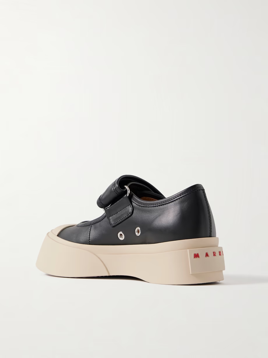 Pablo leather Mary Jane platform sneakers