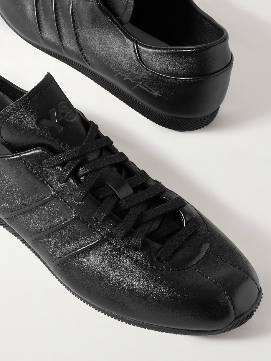 + Y-3 leather sneakers