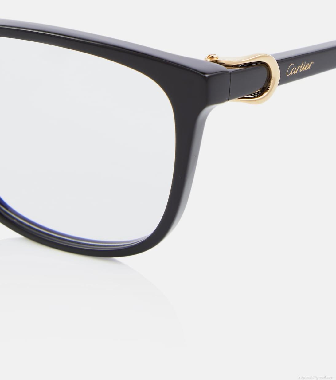 Cartier Eyewear CollectionSignature C de Cartier square glasses