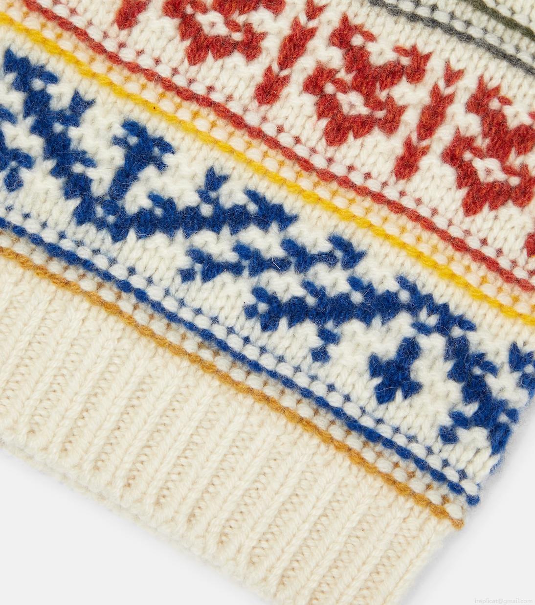 Loro PianaBernina jacquard cashmere beanie