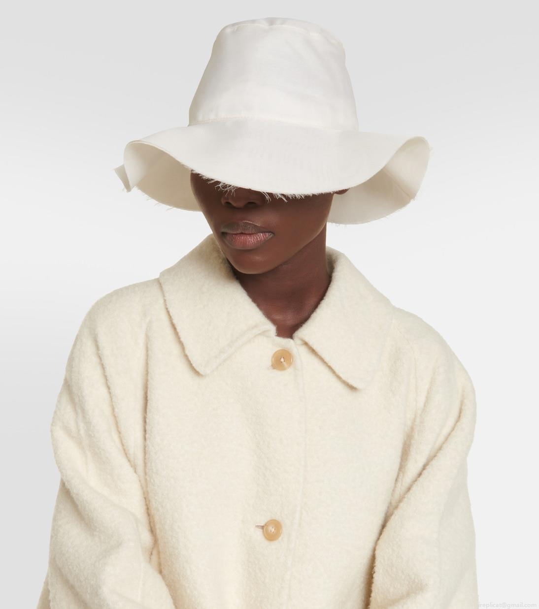 The RowSofia silk bucket hat