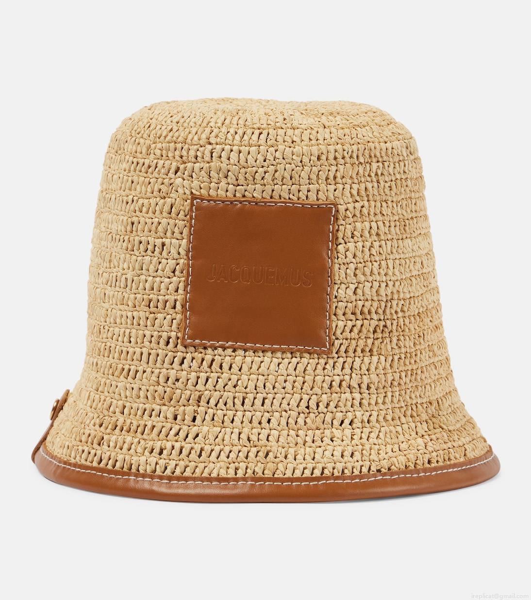 JacquemusLe Bob Soli raffia bucket hat