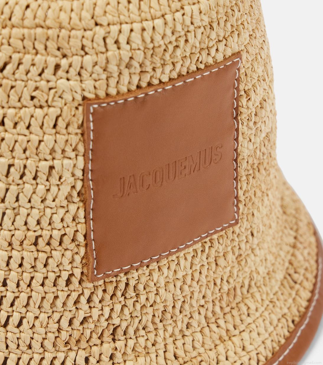 JacquemusLe Bob Soli raffia bucket hat