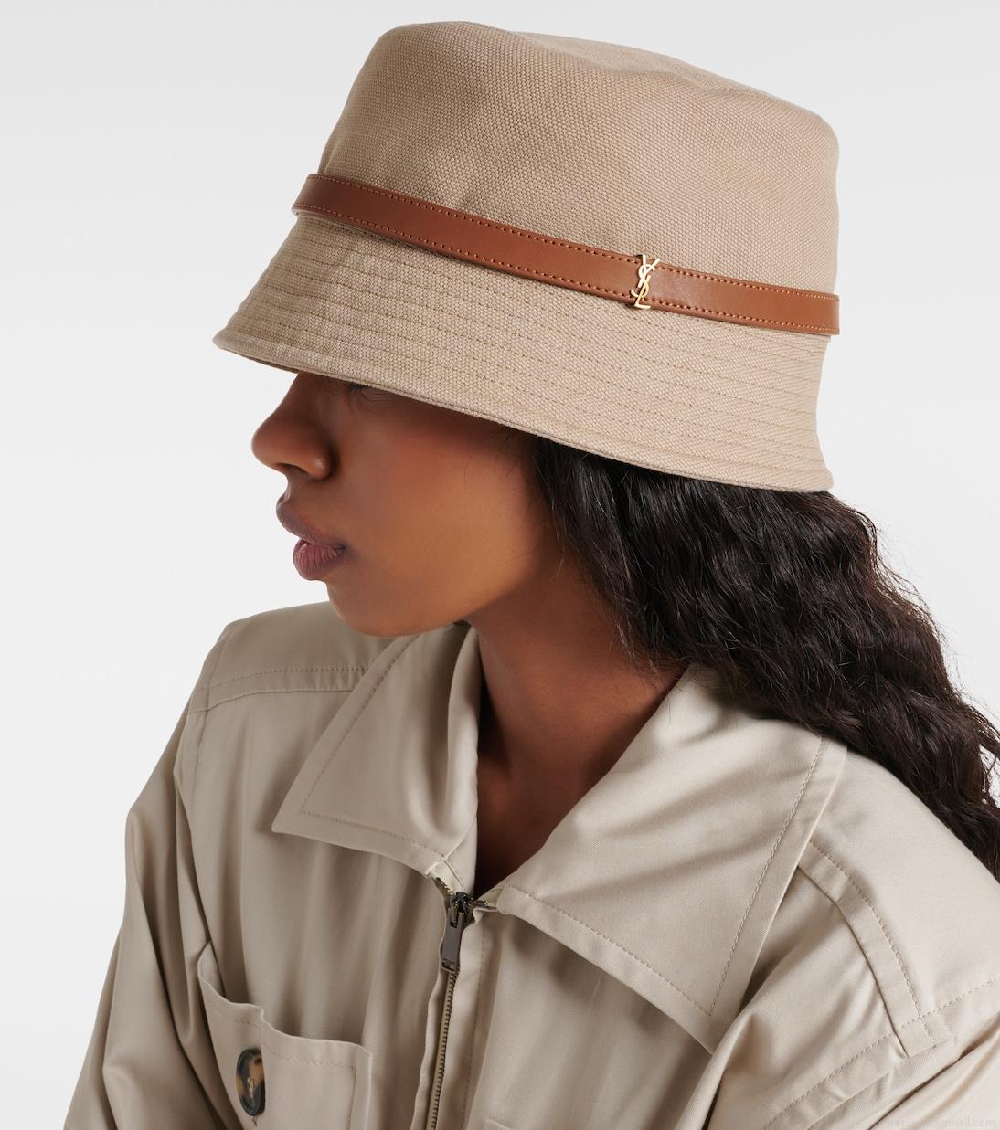 Saint LaurentCassandre canvas bucket hat