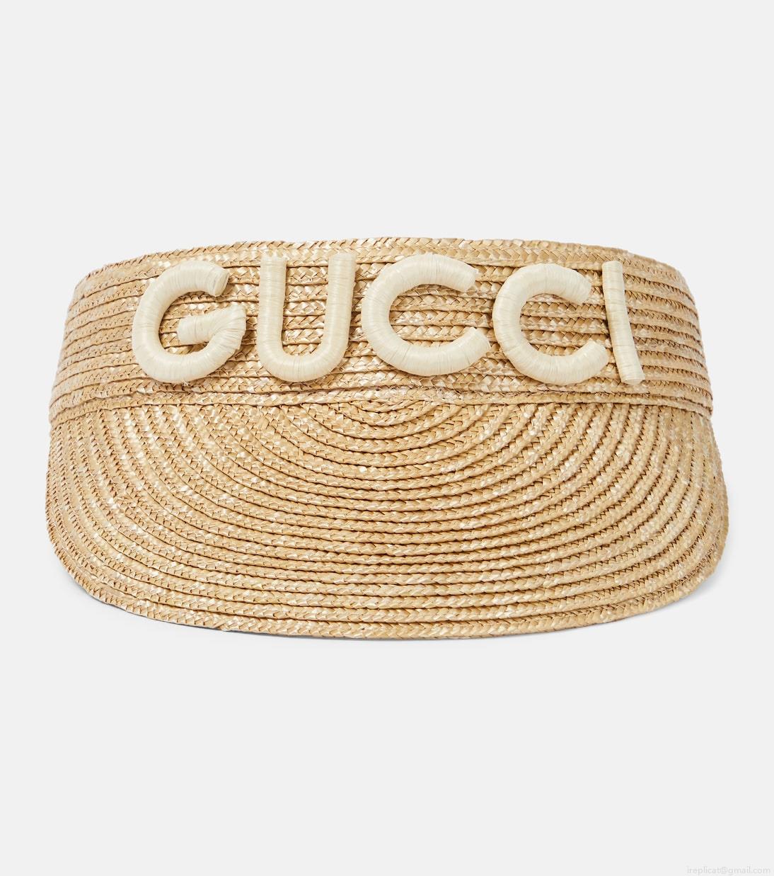 GucciStella straw visor