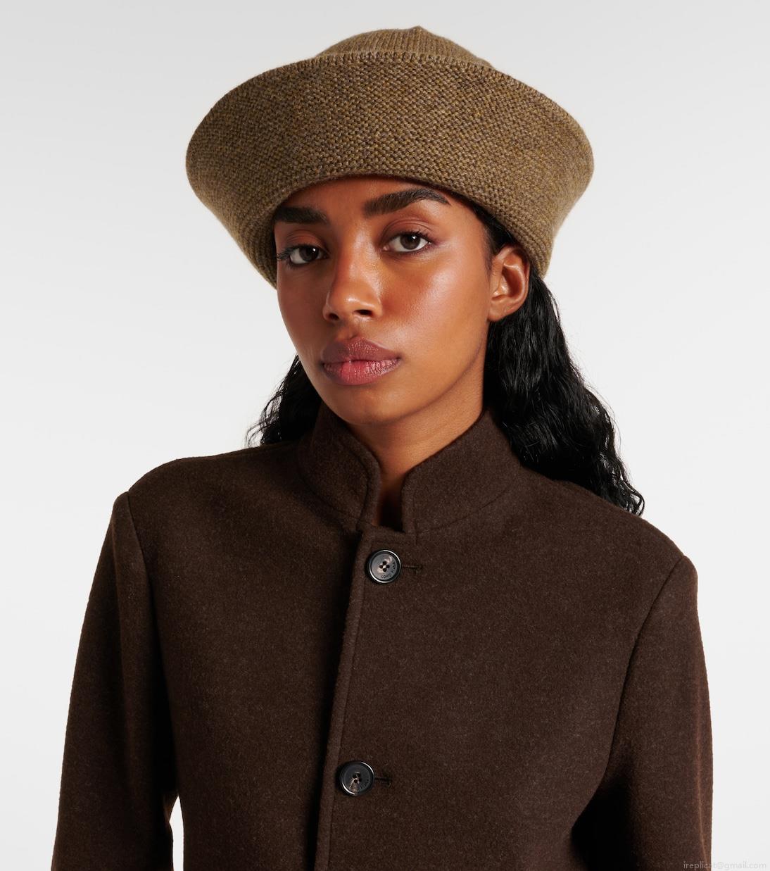 Loro PianaKnitted cashmere-blend bucket hat