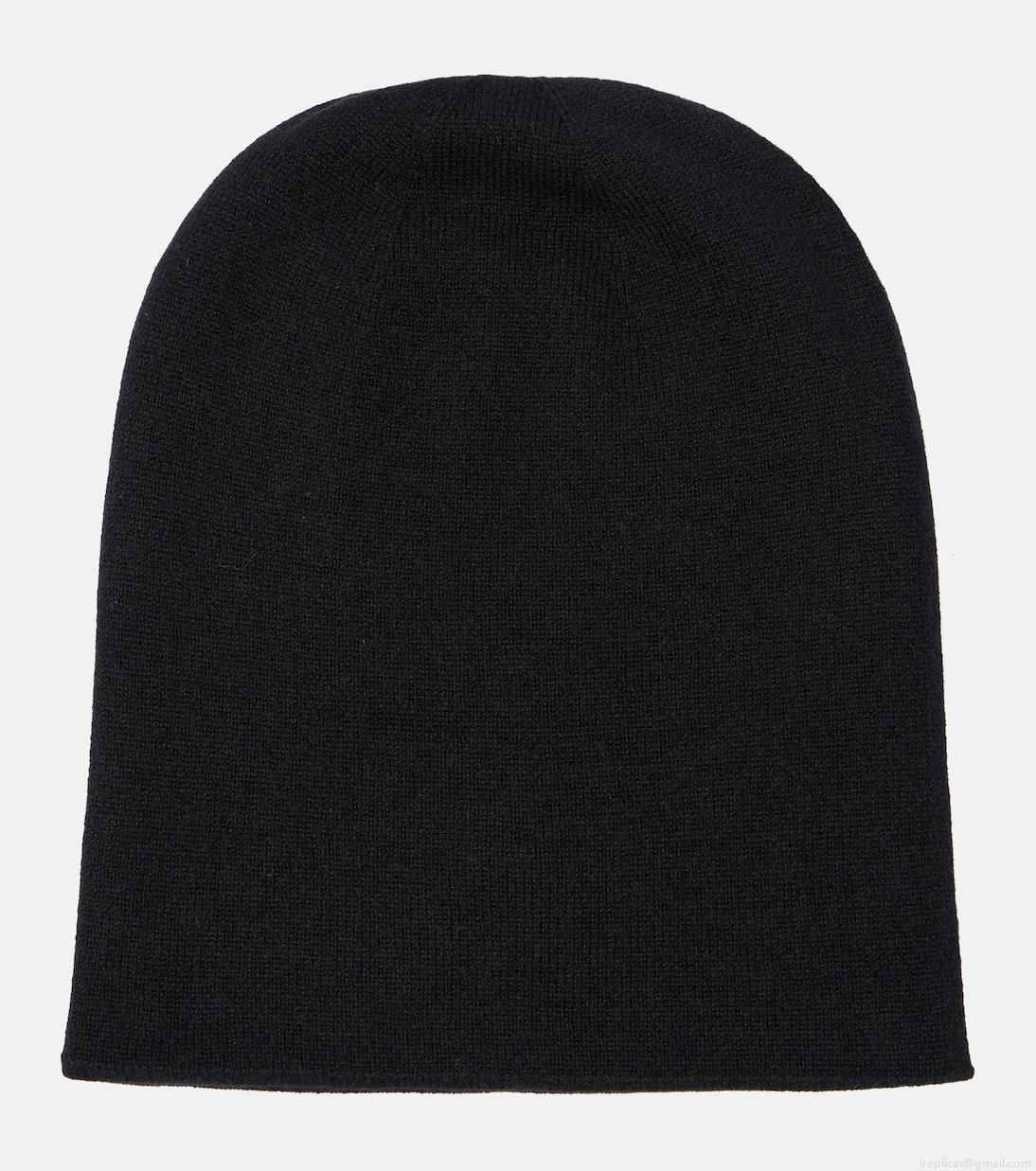 Saint LaurentLogo cashmere beanie