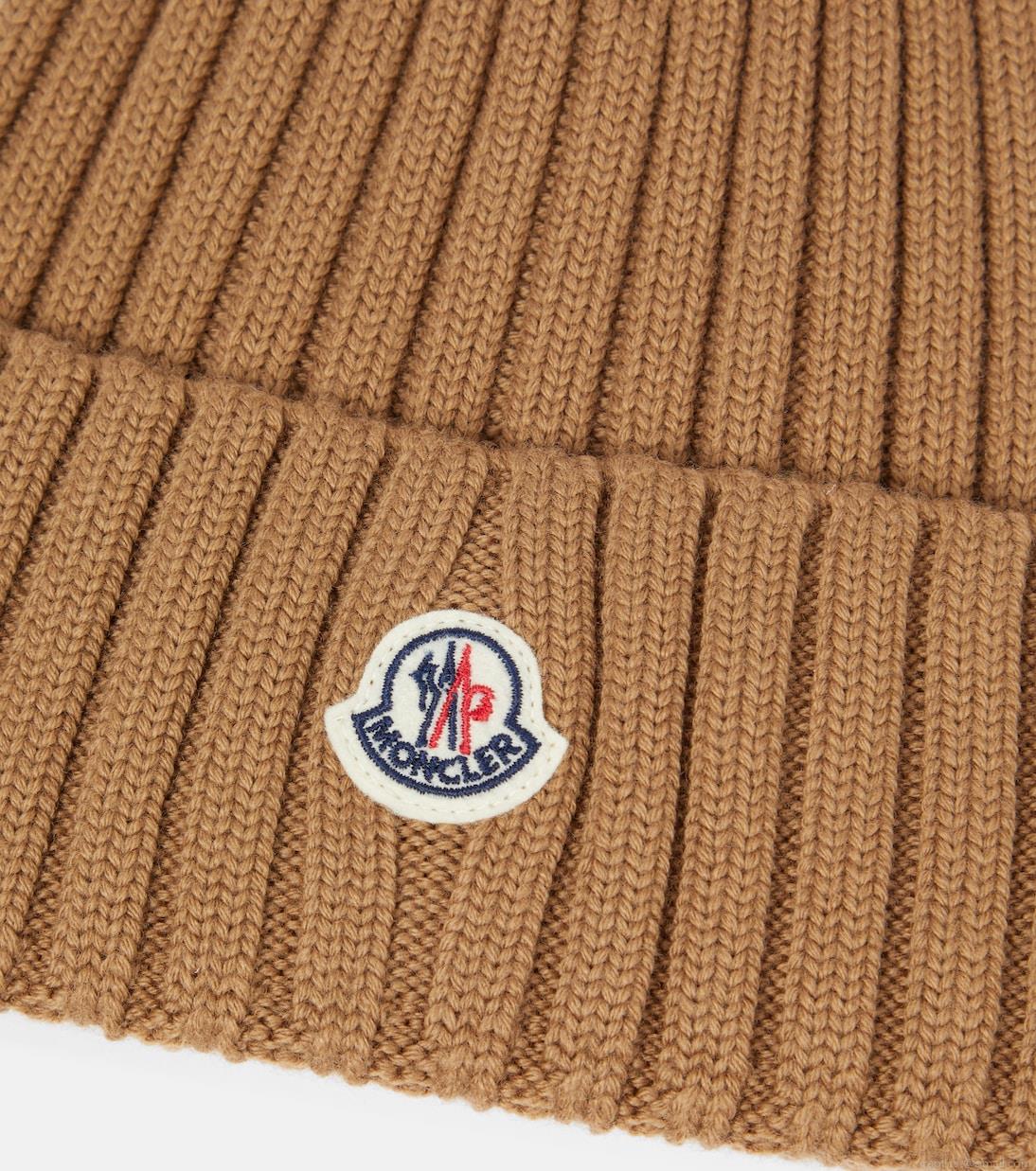 MonclerRibbed-knit wool beanie