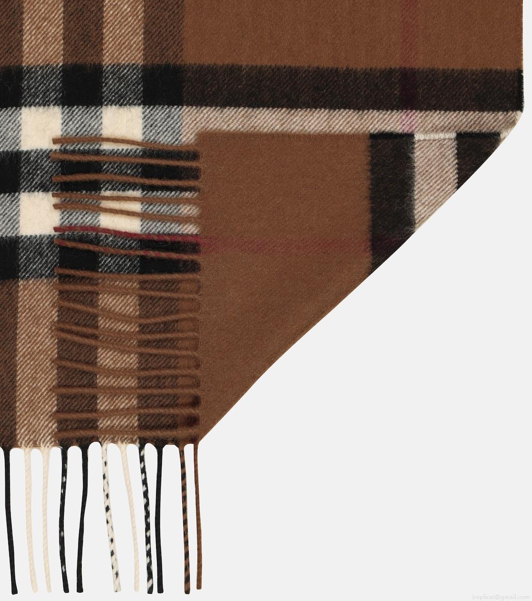 BurberryGiant Check cashmere scarf