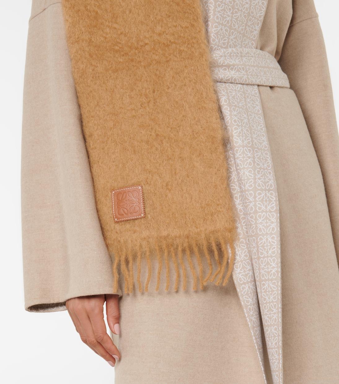 LoeweMohair and wool-blend scarf